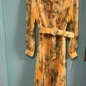 NWT, MIKAEL AGHAL MIDI DRESS.
